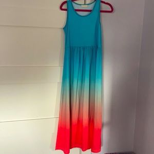 Girls dress, says fits 5/6 but believe it’s a labeling error. Would fit an 8/10